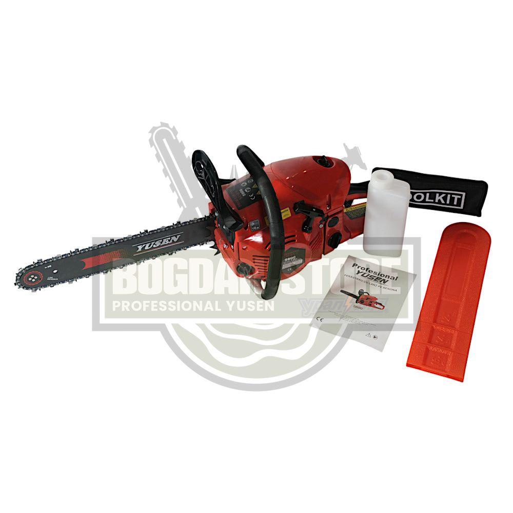 Drujbă pe benzină Yusen 5800 – 3CP, 52cc, Lamă 40cm | Putere și