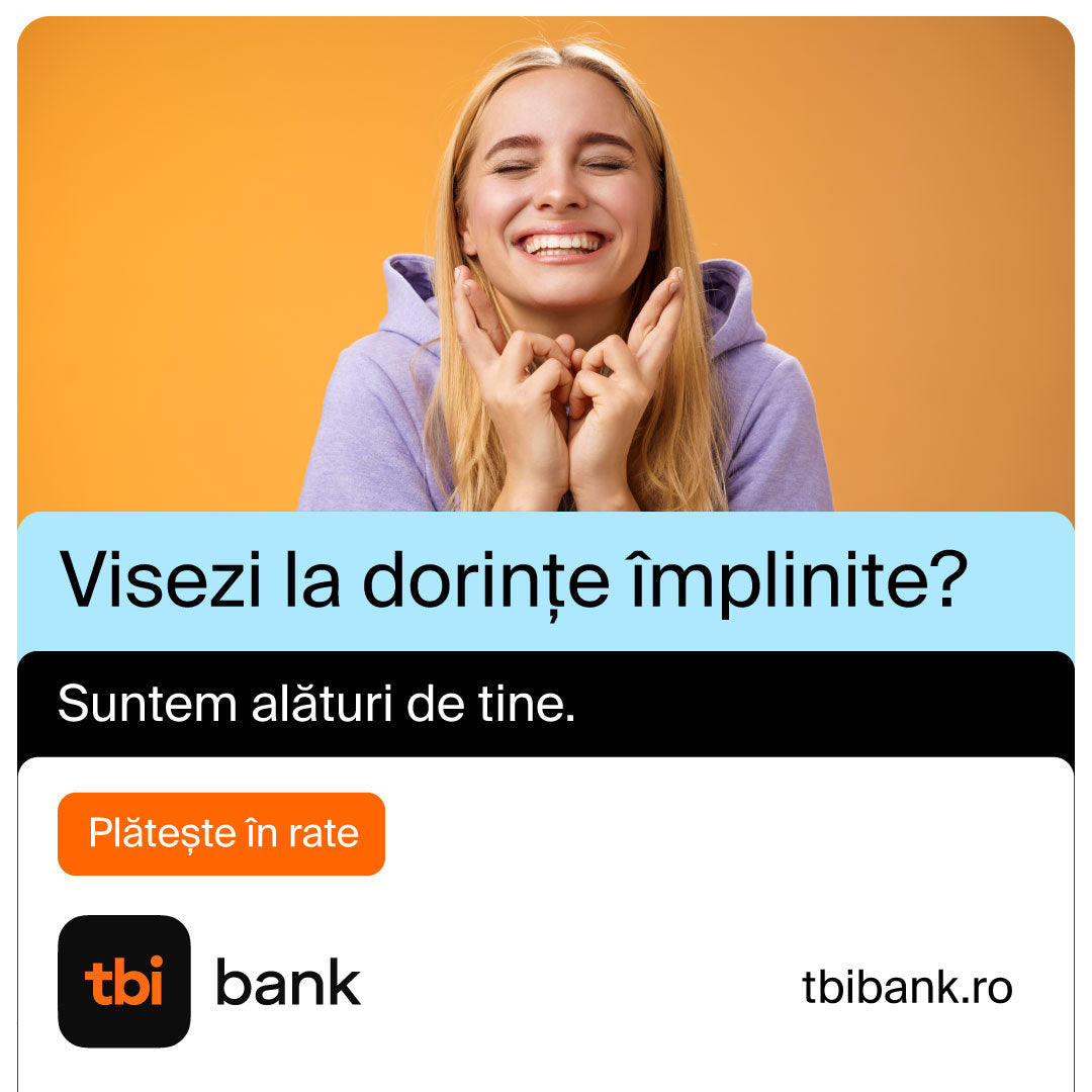 Cumperi acum, plătești mai târziu, prin  tbi bank