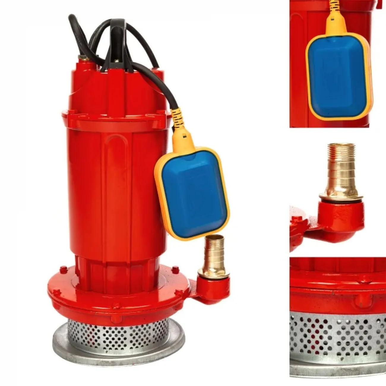 Pompă cu flotor SWAT QDX-16, submersibilă, 370W - Debit 30L/min, Refulare 16m, Racord 1'' - 0