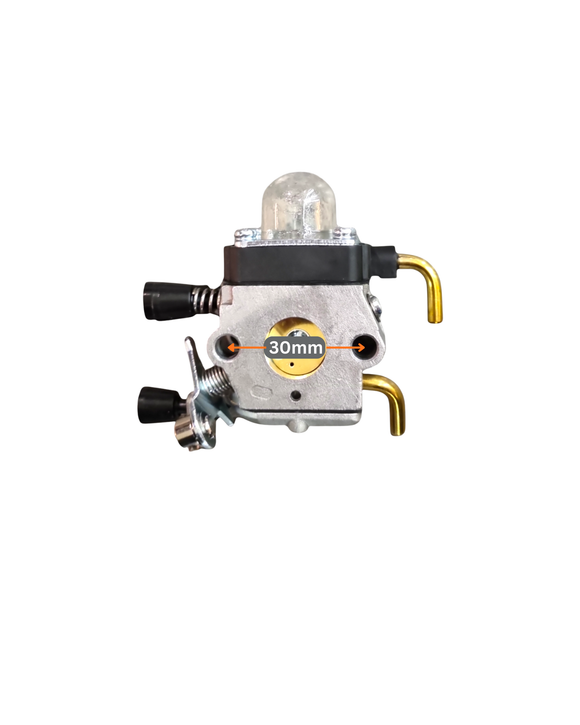Carburator Compatibil Stihl FS 38, 45, 55, 80, 85, BG 45, 55, 85, HS 45 – Model cu Ștuțuri Metalice