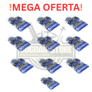 PACHET PROMO: 10 LANTURI BELARUS 27,5 DINTI, PAS 3/8