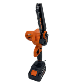 Mini fierastrau (mini drujba) cu 2 acumulatori Kzubr KLECS-21V-6” K10027, 21V, Rezervor ulei - sistem de ungere, Lama 20cm - 0