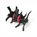 Accesoriu Cultivator pentru Motocositoare, Transmisie 28 mm cu 9 Canale, Cultivator cu 4 Stele, Lățime tăiere 30 cm-1