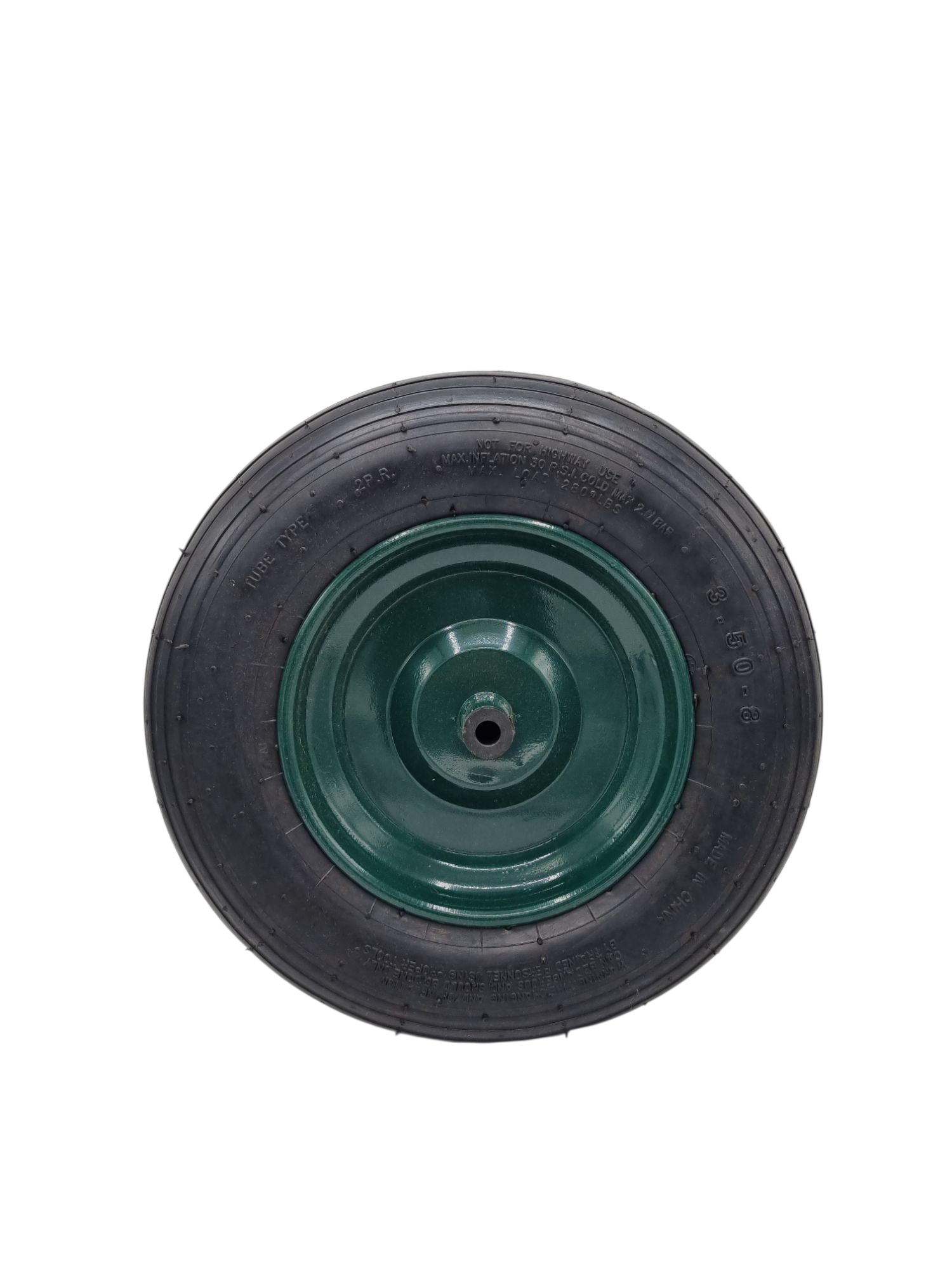 Roata pentru roaba limex 3.5-8, potrivit pentru ax 12 (verde inchis)