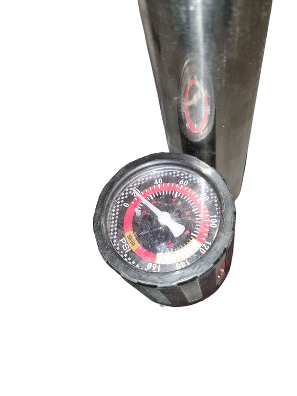 Pompa de Picior - Inox cu Manometru