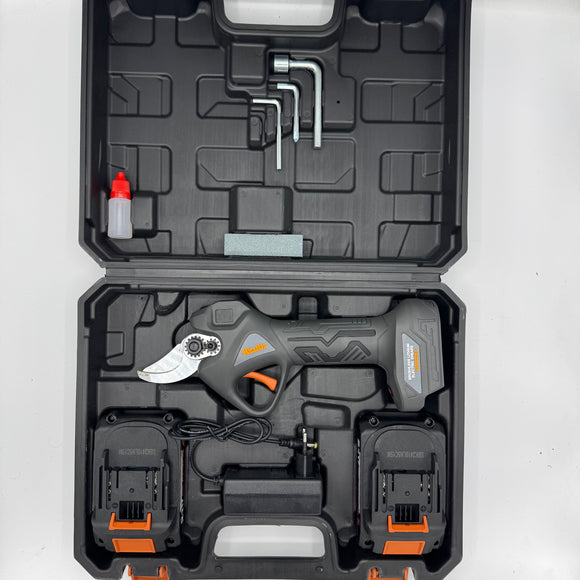 Foarfecă electrică de grădină Kzubr K10029, 21V, 2 acumulatori Li-Ion, pentru crengi