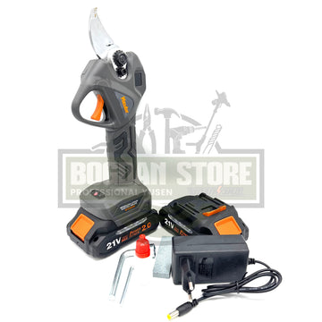 Foarfecă electrică de grădină Kzubr K10029, 21V, 2 acumulatori Li-Ion, pentru crengi