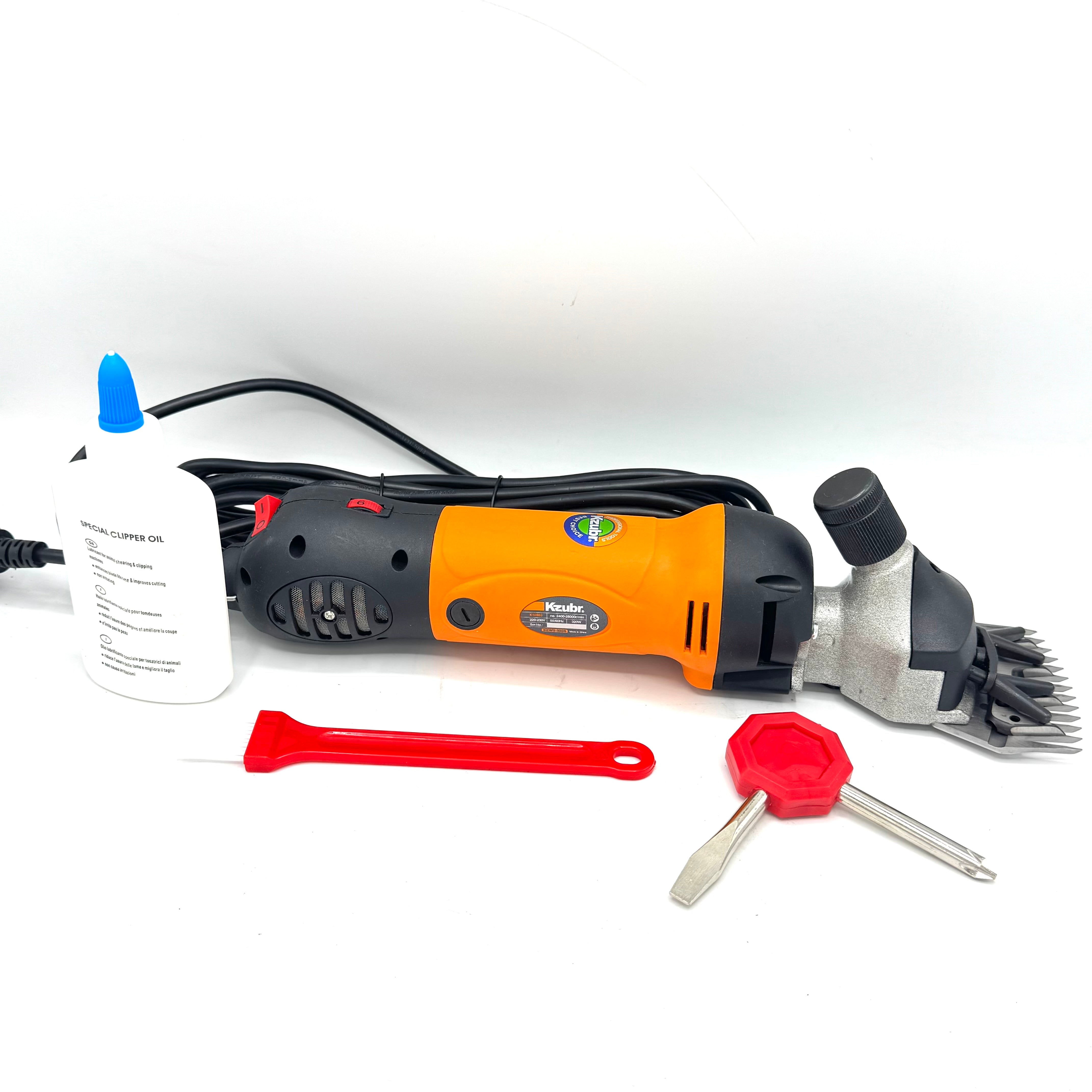 Aparat profesional de tuns animale Kzubr KEWS-320S, 320W – ideal pentru oi, capre și cai