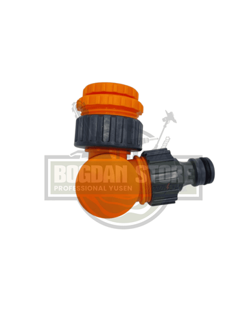 Conector Cot Furtun Grădină cu Functie Pivotanta - Solutie Anti-Indoire