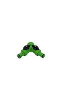 Splitter pentru Furtun de Gradina cu 2 Cai și Robineti Individuali (în Y)-1