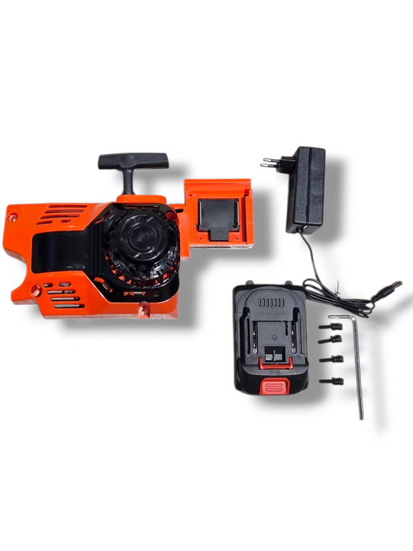 Kit Demaror Automat cu Buton pentru Drujbe 5200 / 5800 – Potrivit pentru drujbe cu Partea de Sus a demarorului Dreaptă