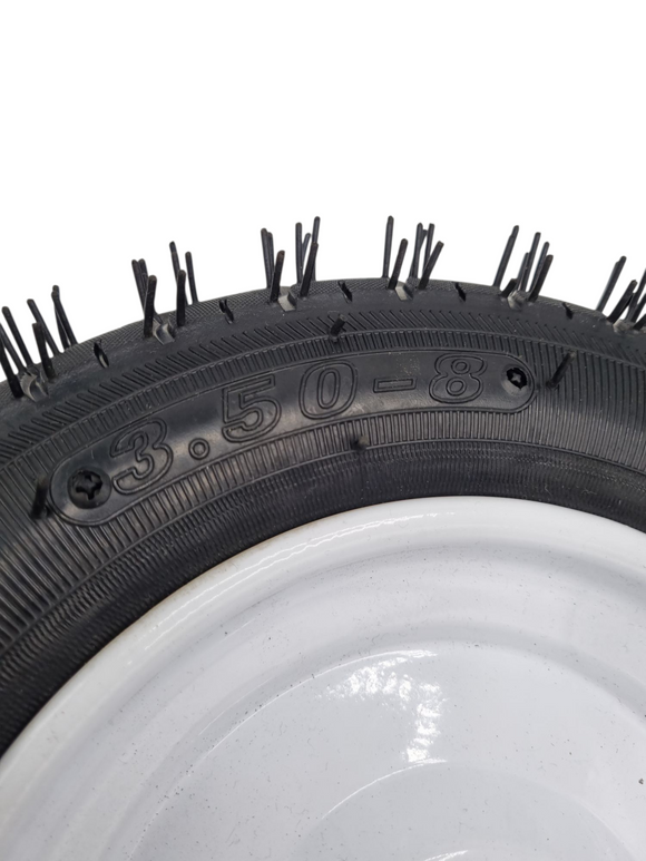 Roata pentru roaba limex 3,5-8, potrivit pentru ax 12 (alb)