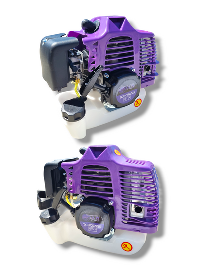 Motocositoare (motocoasa) pe Benzină YPAN TGBC52/5.5, Putere 7.37 CP, Motor 52 CC, 16000 RPM, Mov, cod 3-27D - PENTRU ACEST PRODUS PLATA SE FACE DOAR CU CARDUL - 0
