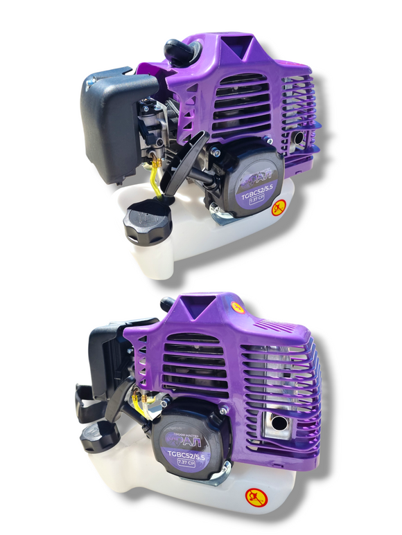 Motocositoare (motocoasa) pe Benzină YPAN TGBC52/5.5, Putere 7.37 CP, Motor 52 CC, 16000 RPM, Mov, cod 3-27D - PENTRU ACEST PRODUS PLATA SE FACE DOAR CU CARDUL