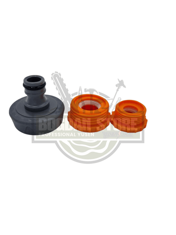Adaptor Universal din Plastic pentru Robinet - 1/2" la 3/4" - 2 în 1