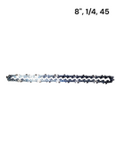 Lant mini drujba / fierastrau electric 8", Pas 1/4-2