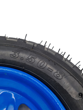 Roata pentru Roaba 3,50-8 - Albastru - 0