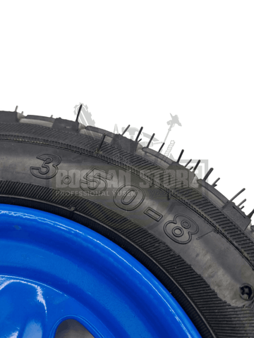 Roata pentru Roaba 3,50-8 - Albastru - 0