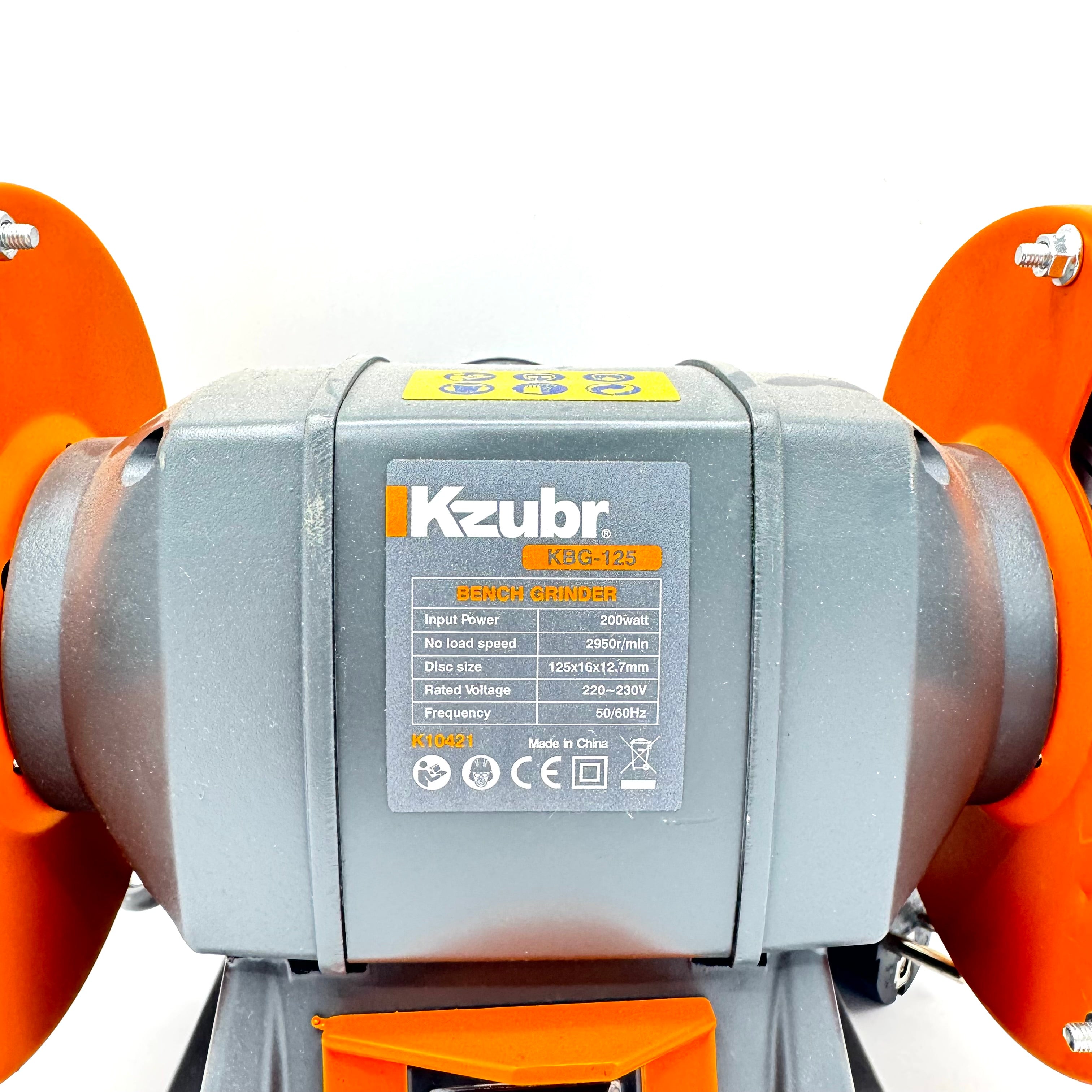 Polizor de banc KBG-125 KZUBR, 125 mm, 200 W, 2950 r/min - 0