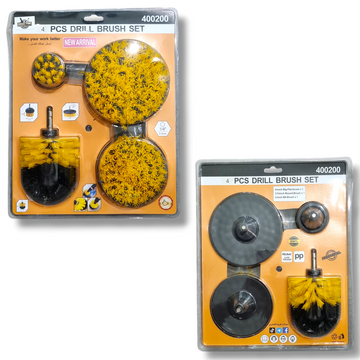 Set 4 Perii pentru Bormașină, Curățare Universala