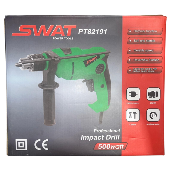 Bormasina cu Percutie SWAT – PT82191, 500W
