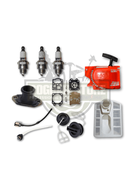 Pachet Promo Revizie Drujbă – Kit Complet de Întreținere pentru Motoferăstraie Chinezești 4500,5200,5800 și Ruris