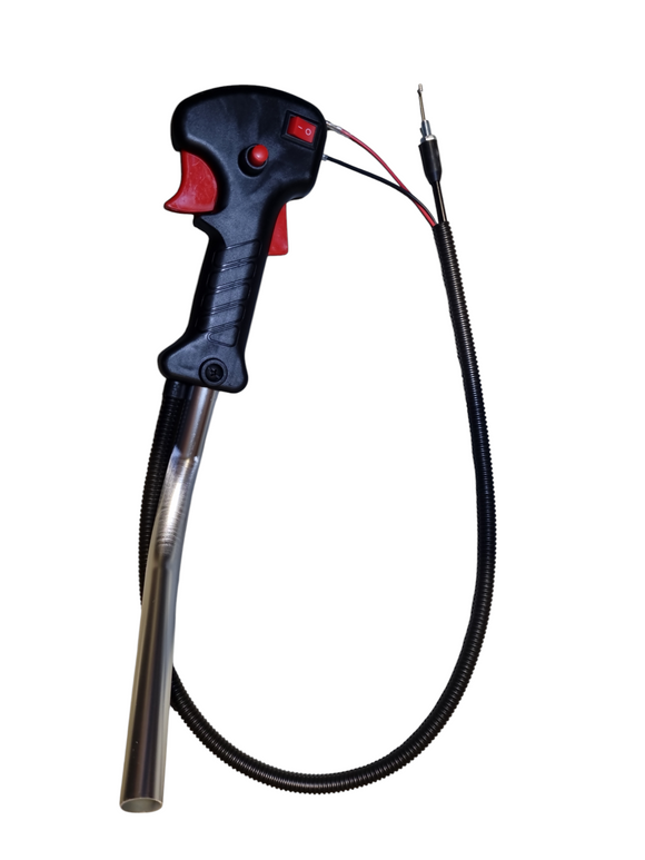 Acceleratie motocoasa cu maneta si Buton Stop/Pornire