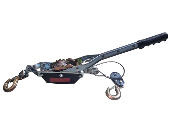 Troliu Manual cu Cablu din Otel – Capacitate 2 Tone