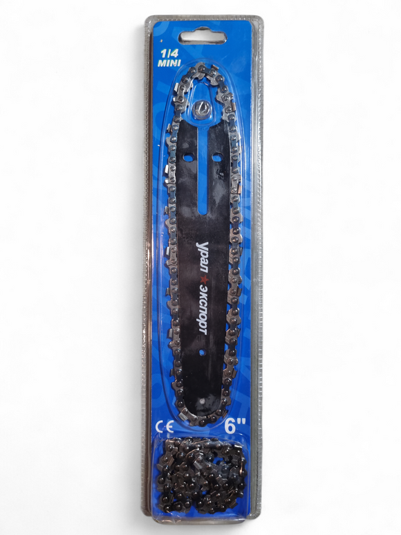 Set Lama si 2 Lanturi pentru Mini Drujba – 1/4" (6 inch)