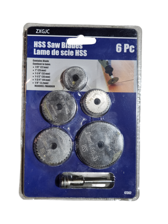 Set 6 Discuri HSS (Otel Rapid)