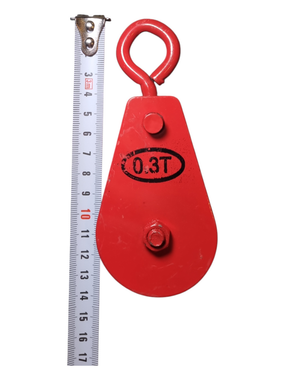 Mini Scripete cu Ochi Fix – Rosu, Capacitate 0.3 Tone