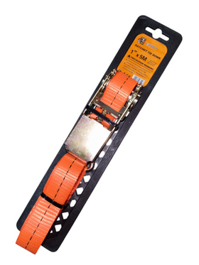 Chinga cu Clichet (Ratchet Tie-Down) 2.5 cm x 5 m