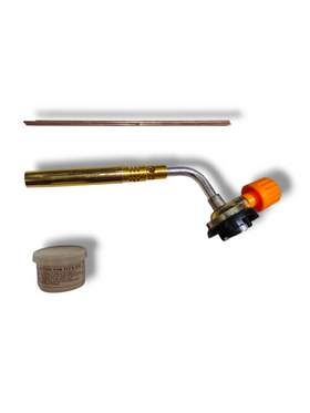 KIT CAP GAZ PENTRU BRAZARE, CU PASTA SI BARA DE LIPIT