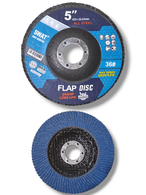 Disc Lamelar (Flap Disc) 125 mm (5") - Granulatie 36
