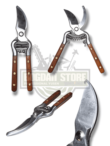 Foarfeca de Vie cu Maner din Lemn