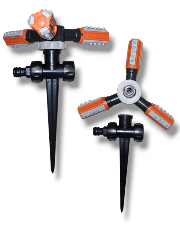 Aspersor Rotativ Profesional cu 3 Brate si Tarus