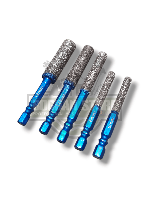 Set 5 Burghie pentru Gresie si Sticla