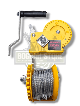 Troliu Manual cu Cablu 800 LBS – Capacitate 363 kg
