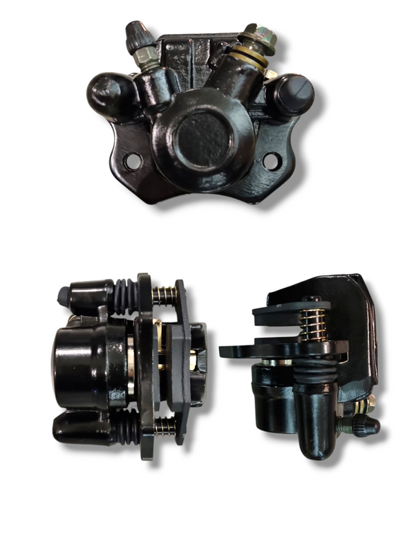 Etrier Frână 107cc, 110cc, 125cc – Ansamblu Complet cu Plăcuțe, Pentru Scuter, ATV și Pocket Bike