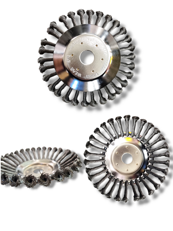 Perie Motocoasă cu Sârmă de Oțel 8 Inch (200mm)