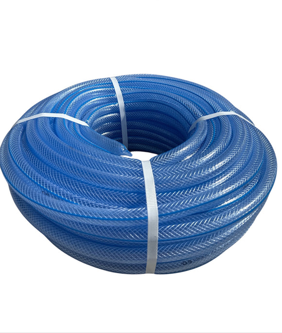 FURTUN DE GRĂDINĂ PROFESIONAL, TRANSPARENT SILICONAT CU INSERȚIE, 1/2 INCH - 18 MM, ROLĂ 50 M – PERFORMANȚĂ OPTIMĂ PENTRU IRIGAȚII ȘI ALIMENTARE CU APĂ