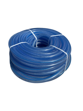 FURTUN DE APĂ TRANSPARENT CU INSERȚIE, 1 INCH (Ø25 MM), ROLĂ 50 M – DEBIT MAXIM ȘI VIZIBILITATE OPTIMĂ PENTRU APLICAȚII INDUSTRIALE