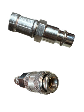 Furtun Compresor Aer Comprimat – 20 Metri, cu Racorduri Rapide - 0