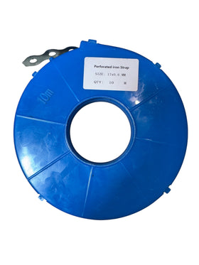 Banda Metalica Perforata – 17mm x 0.6mm, 10 Metri