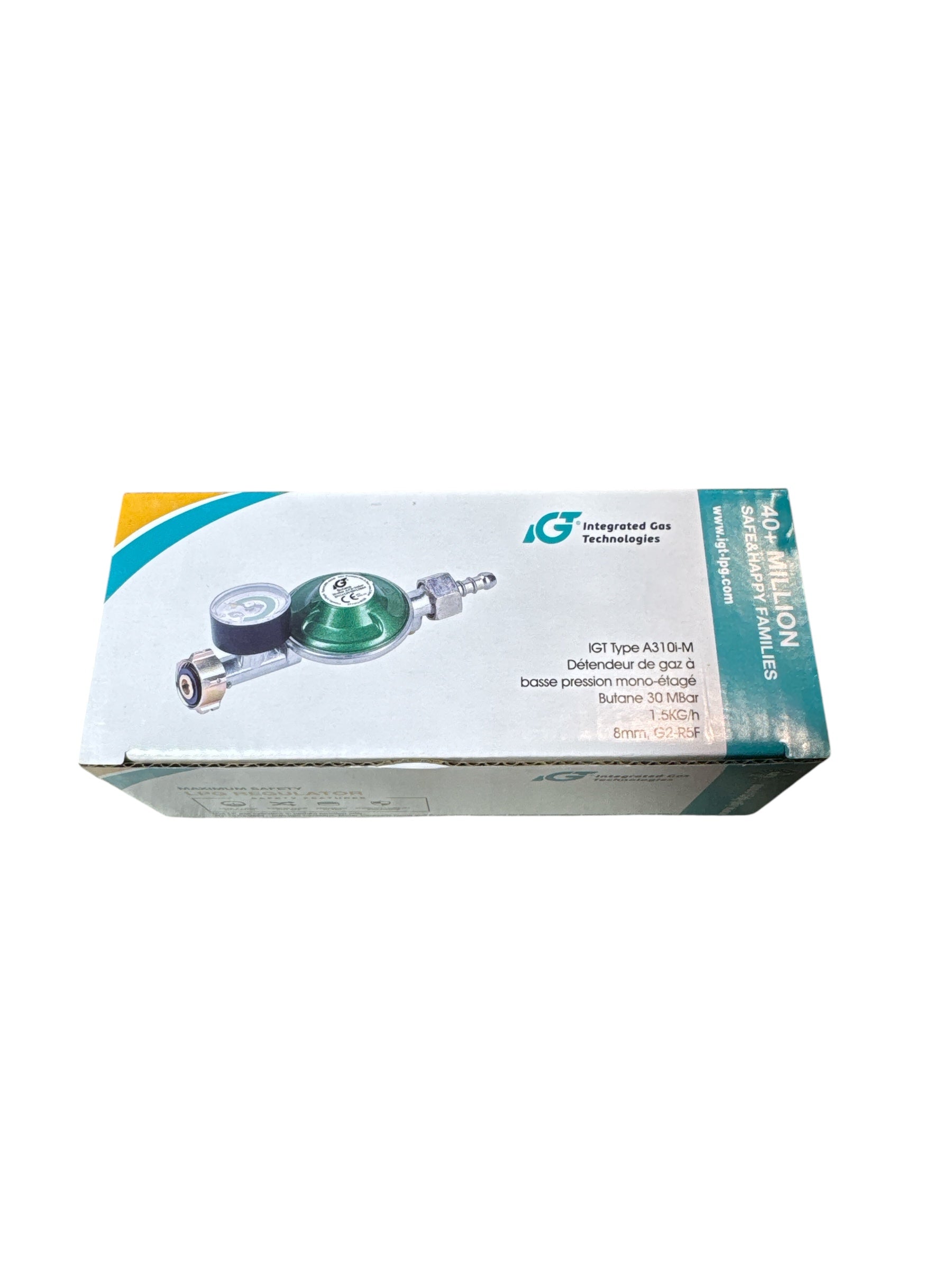 Regulator de Gaz IGT Tip A310-M – Butan, 30 mbar, cu Manometru - 0