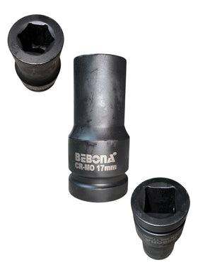 Cheie Tubulara de Impact BEBONA – 17mm - CR-MO - 3/4"
