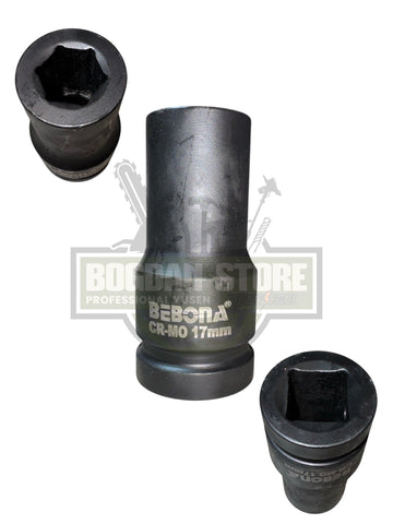 Cheie Tubulara de Impact BEBONA – 17mm - CR-MO - 3/4"
