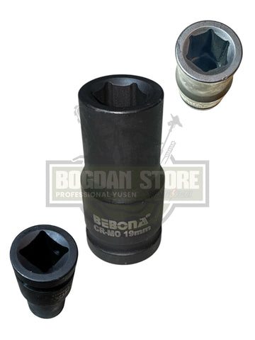 Cheie Tubulara de Impact BEBONA – 19mm - CR-MO - 3/4"
