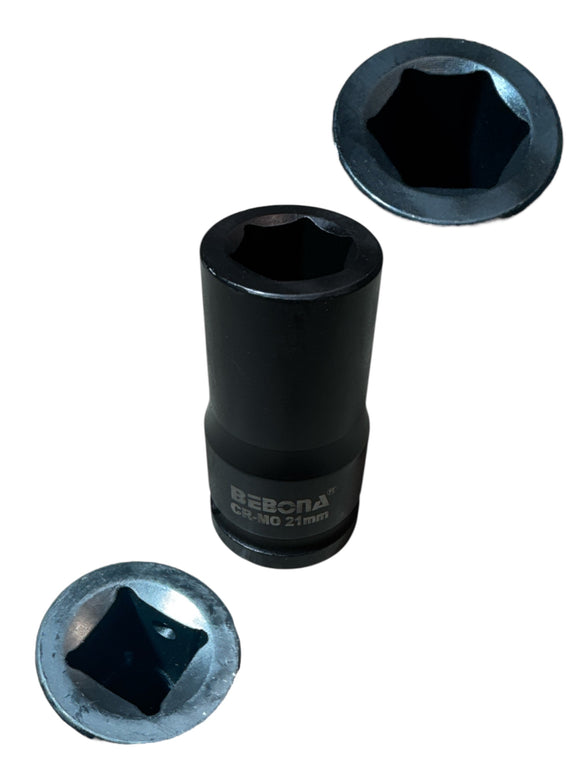 Cheie Tubulara de Impact BEBONA – 21mm - CR-MO - 3/4"