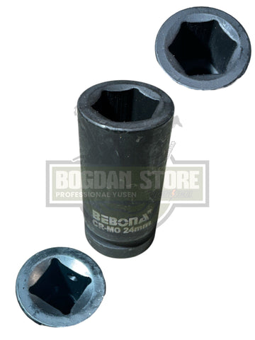 Cheie Tubulara de Impact BEBONA – 24mm - CR-MO - 3/4"